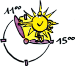 Sonnenschutz Comic Sonnenschutzzeit