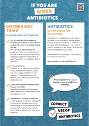 Faktenblatt Antibiotikaresistenzen für Patientinnen und Patienten